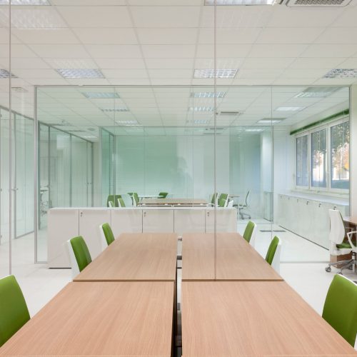Zespri Headquarters office tables, seats and windows. - Gitaly contract